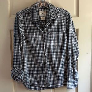 Women’s Lexington plaid button shirt size S